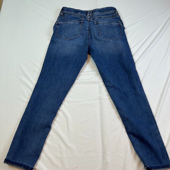 Democracy “Ab” Technology Skinny Jeans Size 6 | Distressed Stretch Denim - Picture 2 of 7